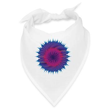 Vektor Blume - Bandana - Weiß - Vorne