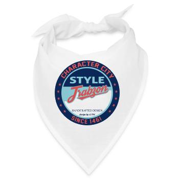 Trabzon Stil Emblem - Bandana - Weiß - Vorne
