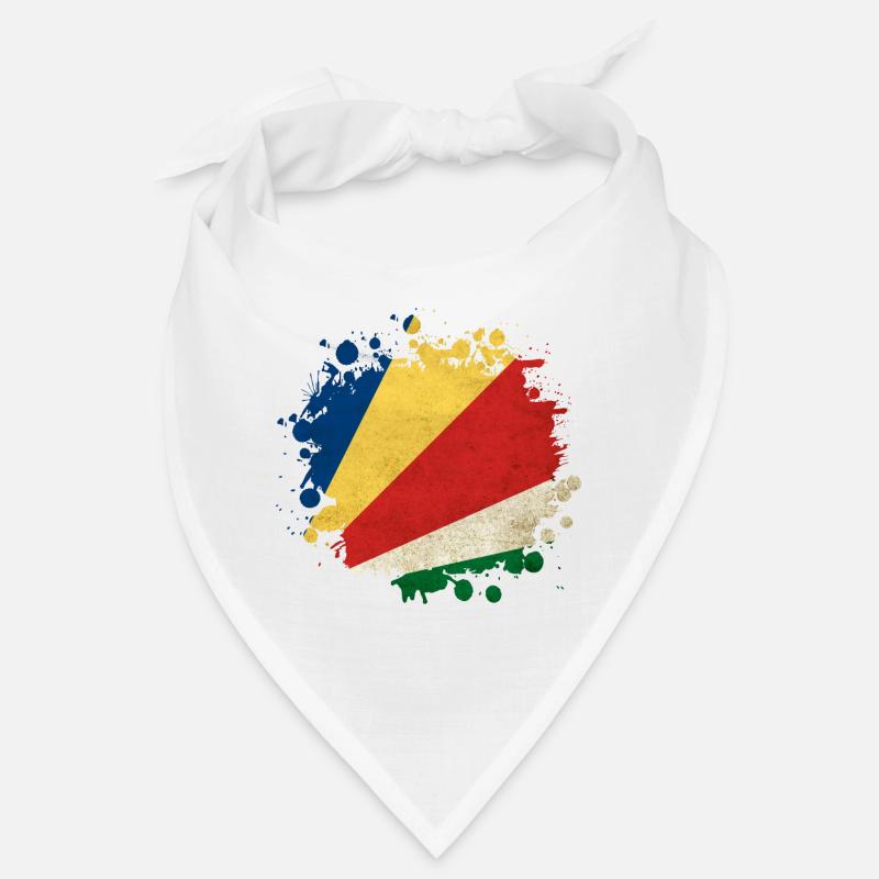 Design du drapeau des Seychelles Blob Bandana