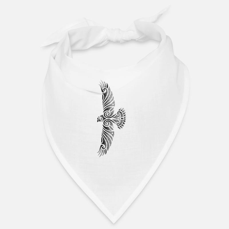 Nordischer Rabe dotwork Bandana