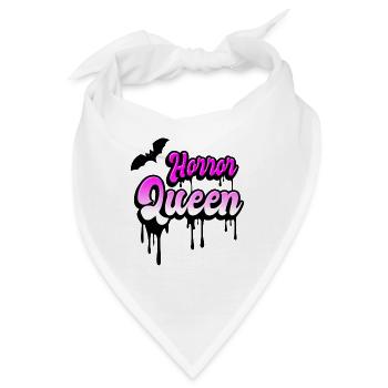 Horror Queen - Bandana - Weiß - Vorne