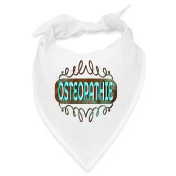 OSTEOPATHIE THERAPIE - PRAXIS - Bandana - Weiß - Vorne
