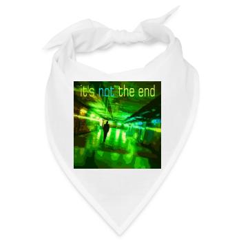 Es ist nicht das Ende Neon Tunnel - Bandana - Weiß - Vorne
