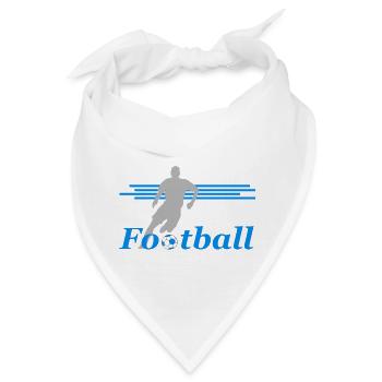Fußball - Bandana - Weiß - Vorne