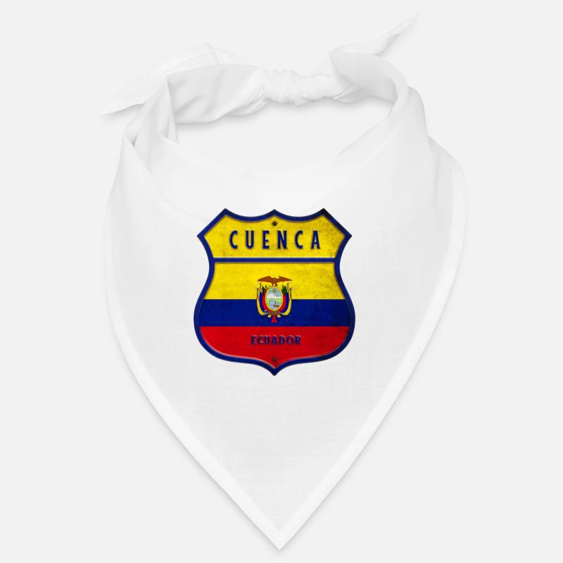 Cuenca Ecuador Wappen Flaggen Design Bandana