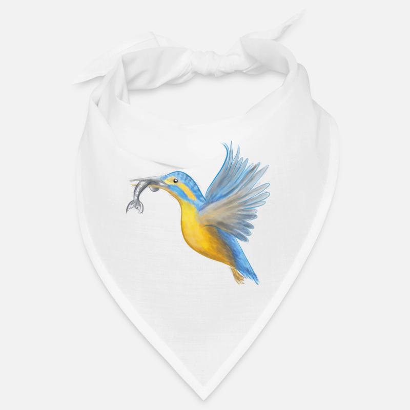 Kingfisher Catch Art Bandana