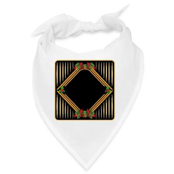 Weihnachten SELBST GESTALTEN - Bandana - Weiß - Vorne
