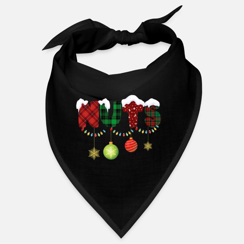 Noix Châtaignes Paire de Noël ajustée Bandana