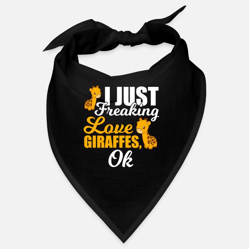 I Just Freaking Love Giraffe Groß Langhalsig Bandana