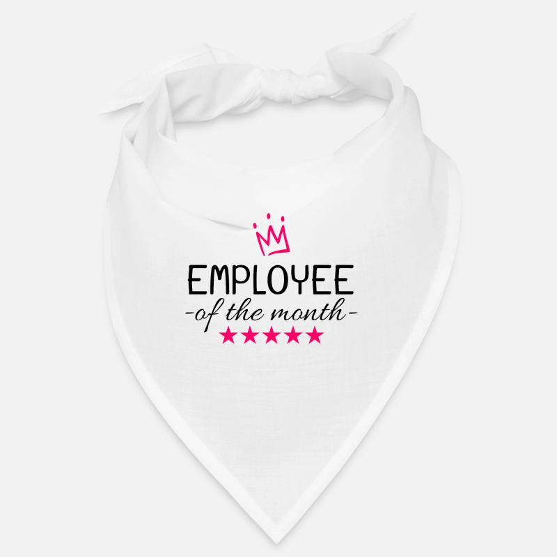 Cadeau de l’employé du mois - Bandana - blanc