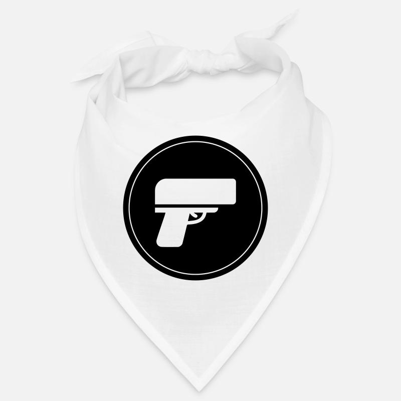 Cercle de pluie d’argent d’armes à feu Bandana