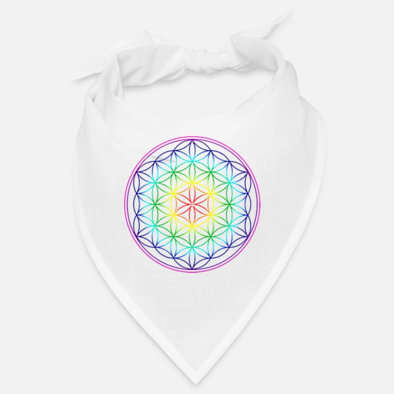 REGENBOGENBLUME DES LEBENS Bandana