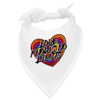 Lgbt Gleichgeschlechtliche Partnerschaft Statement - Bandana - Weiß - Vorne