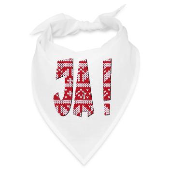 JA - Bandana - Weiß - Vorne