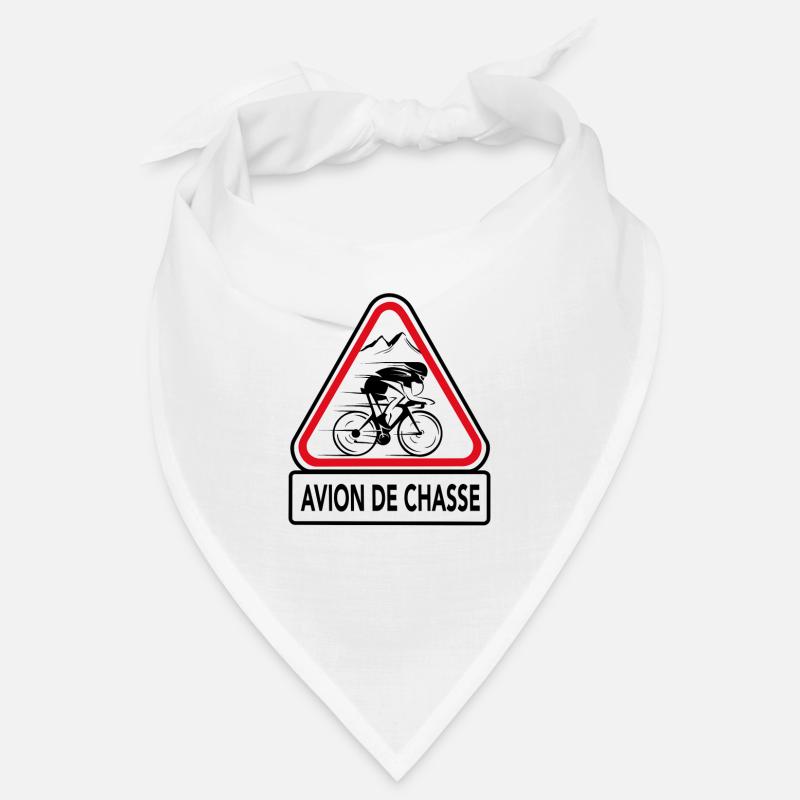 Avion de chasse panneau - Vélo de route Bandana
