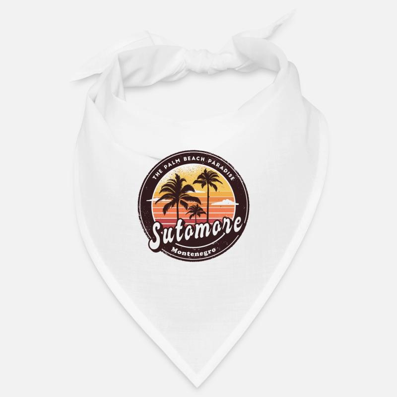 Conception de la plage de Sutomore au Monténégro Bandana