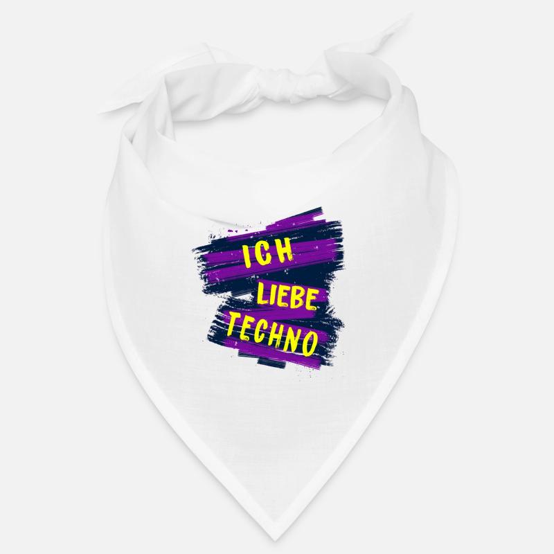 Ich liebe Techno Bandana