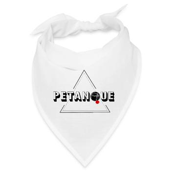 Petanque - Bandana - Weiß - Vorne
