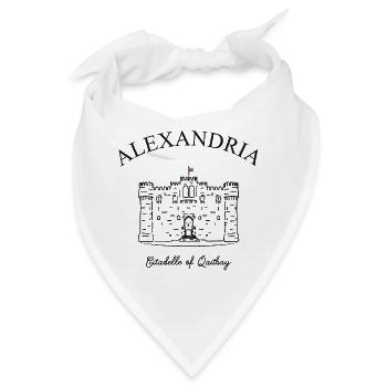 Ägypten, Zitadelle Qaitbay in Alexandria - Bandana - Weiß - Vorne
