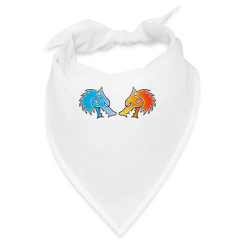 Nördliche Wölfe Fenrir - Bandana - Weiß - Vorne