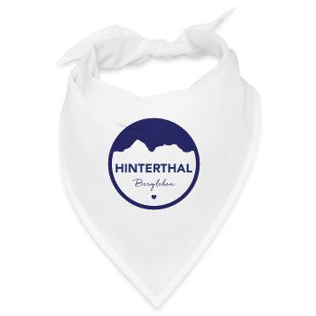 Hinterthal in dunkelblau! - Bandana - Weiß - Vorne