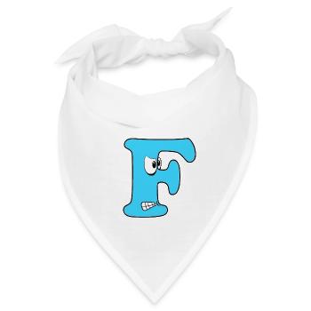 F - Bandana - Weiß - Vorne