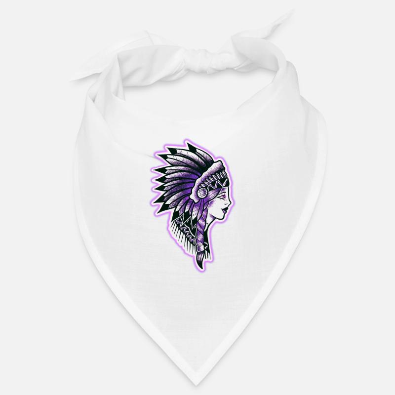 Face old-school Indian profile Bandana