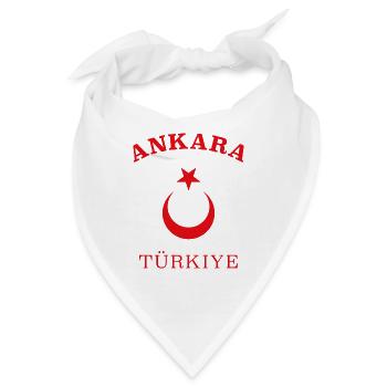 ANKARA Türkei - Türkiye - Bandana - Weiß - Vorne