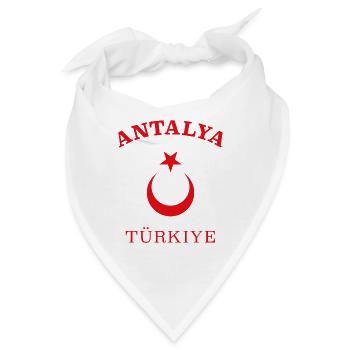 ANTALYA - Türkei - Türkiye - Bandana - Weiß - Vorne