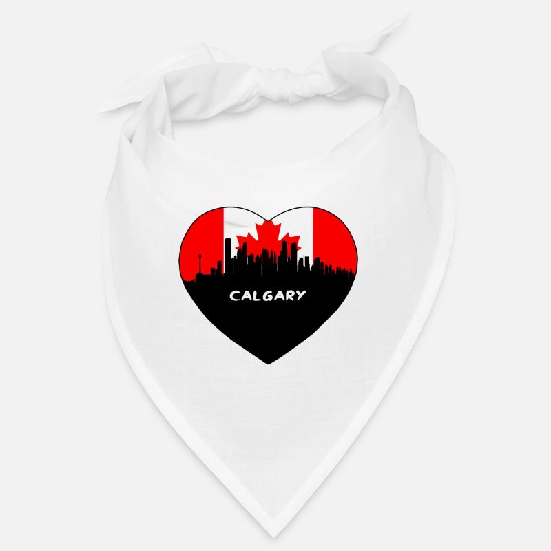 Calgary Canada Flag Skyline Souvenir de voyage Bandana