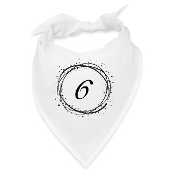 6 - Bandana - Weiß - Vorne