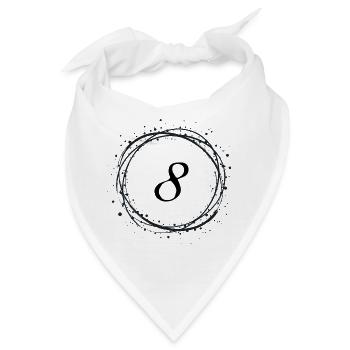 8 - Bandana - Weiß - Vorne