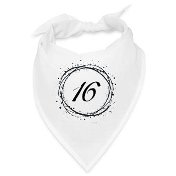 16 - Bandana - Weiß - Vorne