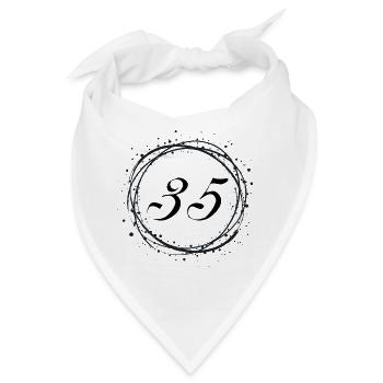 35 - Bandana - Weiß - Vorne