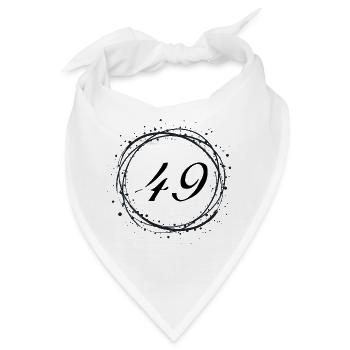 49 - Bandana - Weiß - Vorne
