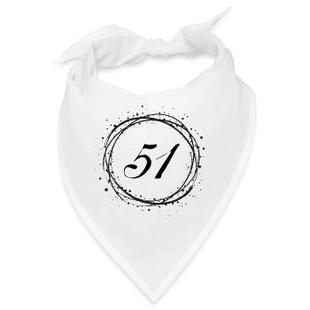 51 - Bandana - Weiß - Vorne