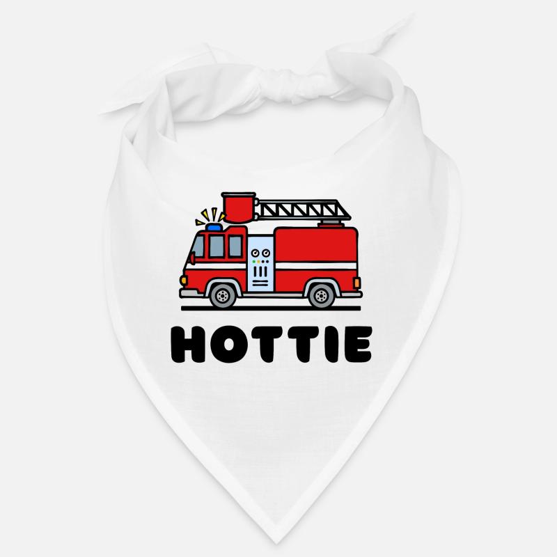 Fire brigade fire engine fire protection slogan Bandana