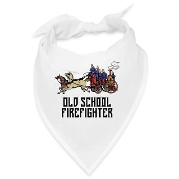 Berufsfeuerwehr Feuerwehrmann Feuerwehr Statement - Bandana - Weiß - Vorne