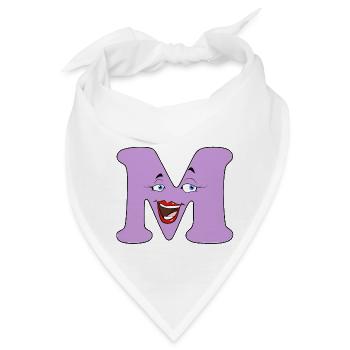 M - Bandana - Weiß - Vorne