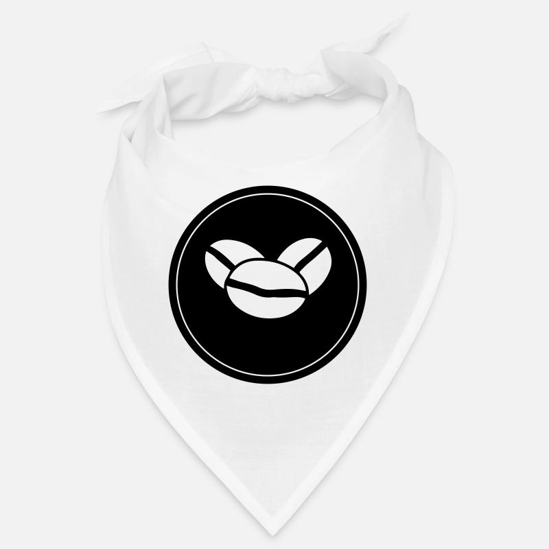 Coffee bean icon Bandana