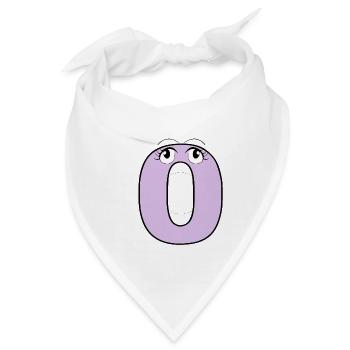 O - Bandana - Weiß - Vorne
