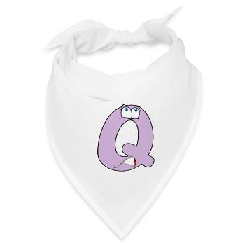 Q - Bandana - Weiß - Vorne