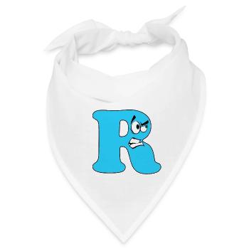 R - Bandana - Weiß - Vorne