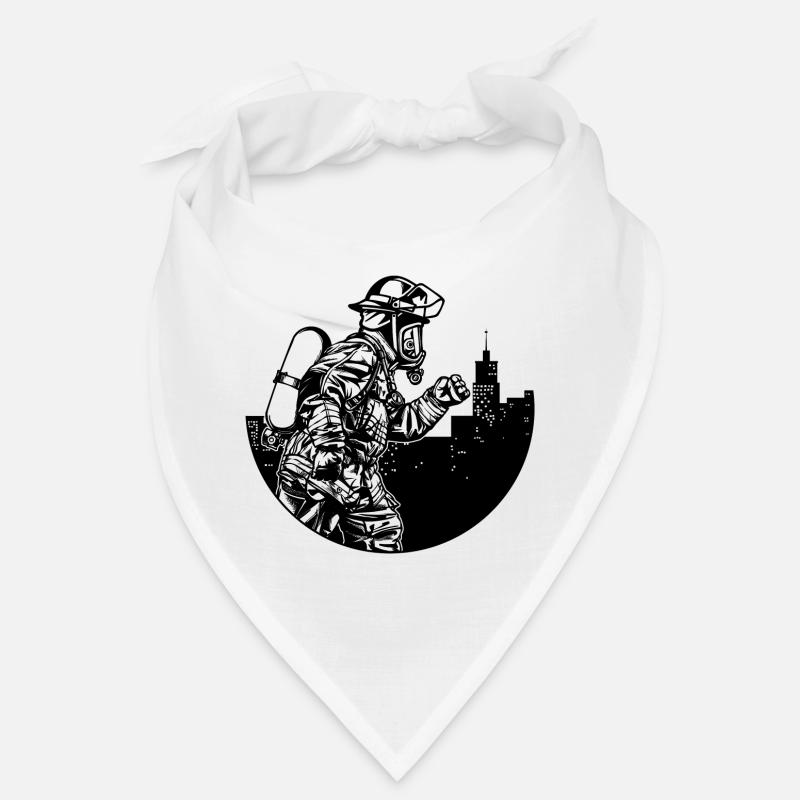 Travaux d’extinction de sauveteurs de pompiers professionnels Bandana