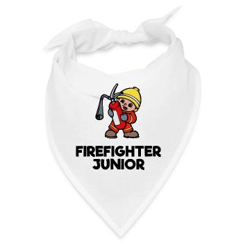 Freiwillige Feuerwehr Lebensretter Statement - Bandana - Weiß - Vorne