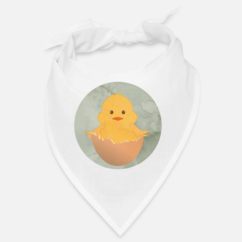 newly hatched chick in the eggshell Bandana