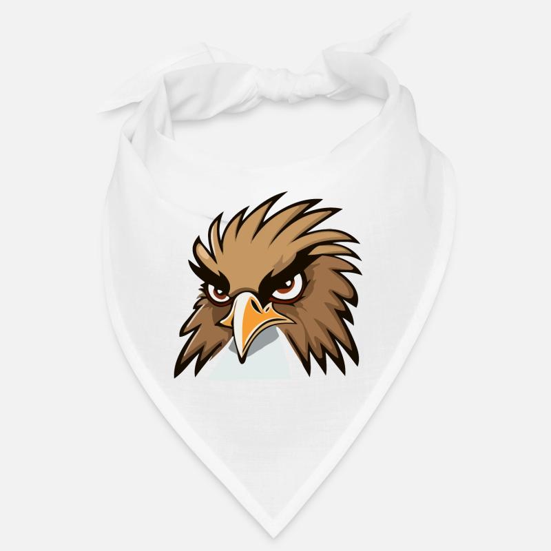 Illustration de bande dessinée Funny Eagle Head Bandana