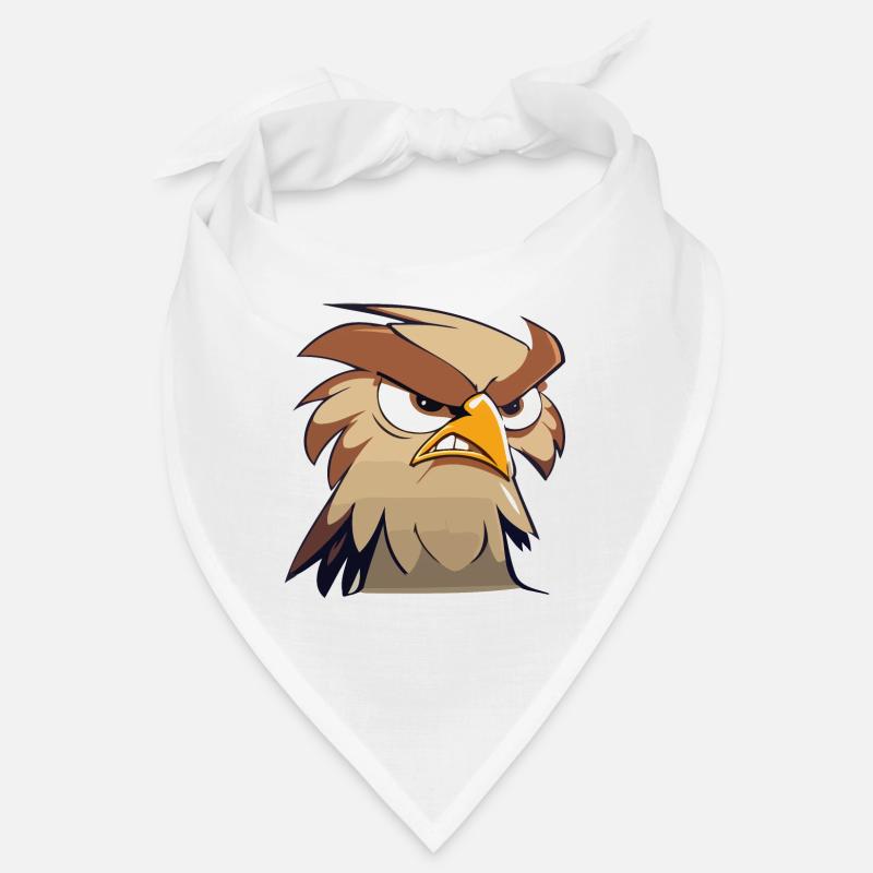 Illustration de bande dessinée Funny Eagle Head Bandana
