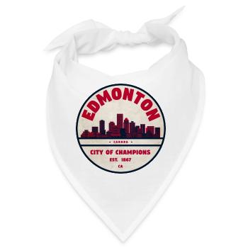 Edmonton Vintage: City of Champions - Bandana - Weiß - Vorne