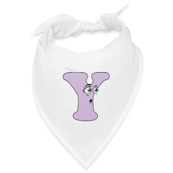 Y - Bandana - Weiß - Vorne